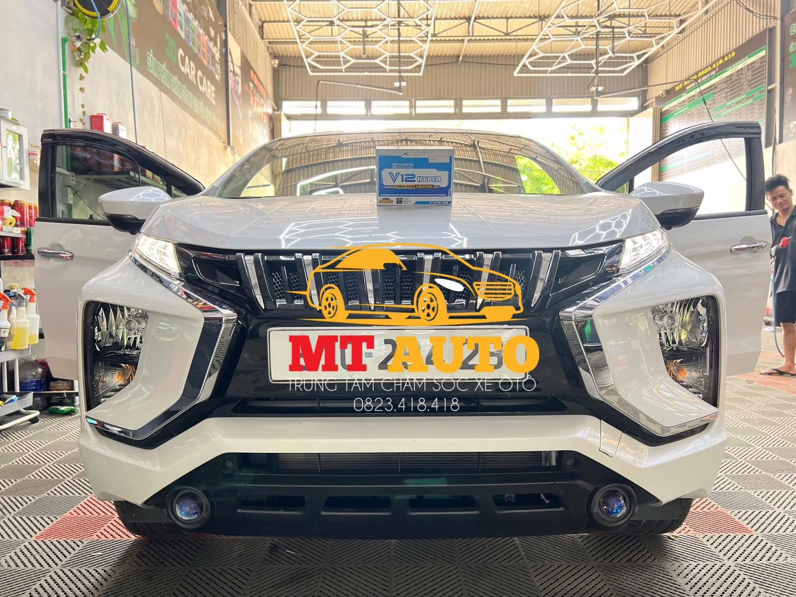 Mitsubishi Xpander độ bi LED tại MT Auto