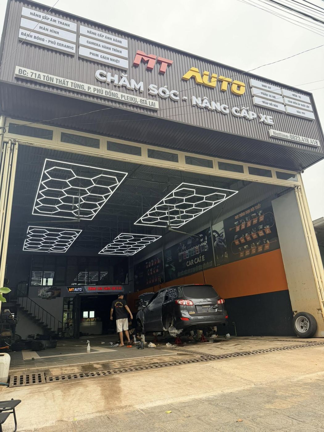 Mặt tiền xưởng MT Auto