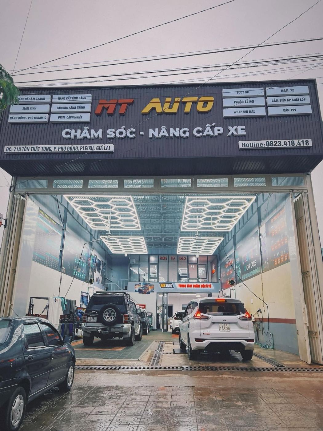 Mặt tiền xưởng MT Auto